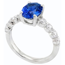 Afbeelding in Gallery-weergave laden, echte round diamant 4.50karaat ring close-up detail