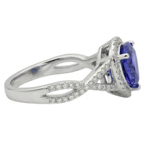 Afbeelding in Gallery-weergave laden, echte round diamant 3karaat ring bovenaanzicht