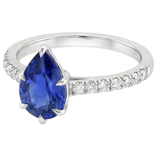 Afbeelding in Gallery-weergave laden, echte round diamant 5karaat ring op wit