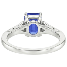 Afbeelding in Gallery-weergave laden, echte round diamant 3.25karaat ring zijaanzicht