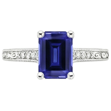 Afbeelding in Gallery-weergave laden, echte round diamant 3.50karaat ring profielweergave