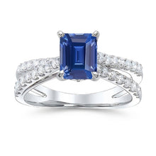 Afbeelding in Gallery-weergave laden, echte round diamant 3.50karaat ring close-up detail