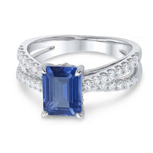 Afbeelding in Gallery-weergave laden, echte round diamant 3.50karaat ring bovenaanzicht