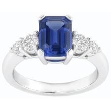 Afbeelding in Gallery-weergave laden, echte round diamant 1.75karaat ring zijaanzicht