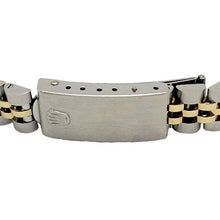 Afbeelding in Gallery-weergave laden, Bourgondische diamanten wijzerplaat lunette roestvrij staal & gouden Jubilee armband Lady Rolex