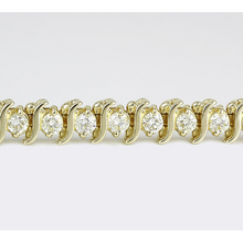 Afbeelding in Gallery-weergave laden, Diamant Rond Geslepen Designer Sieraden in 14K Geelgoud – hoofdaanzicht