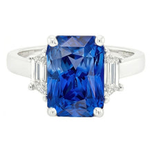 Afbeelding in Gallery-weergave laden, echte diamant 1.75karaat ring zijaanzicht