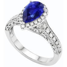 Afbeelding in Gallery-weergave laden, echte round diamant 3karaat ring close-up detail