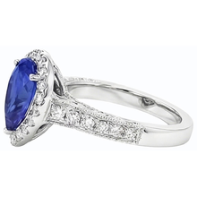 Afbeelding in Gallery-weergave laden, echte round diamant 3karaat ring op wit
