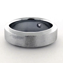 Afbeelding in Gallery-weergave laden, Casual Heren Diamant Ring Rond Geslepen