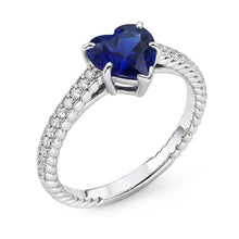 Afbeelding in Gallery-weergave laden, echte round diamant 2.50karaat ring bovenaanzicht