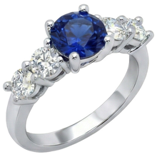 Afbeelding in Gallery-weergave laden, echte round diamant 2.90karaat ring vooraanzicht