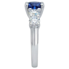 Afbeelding in Gallery-weergave laden, echte round diamant 2.90karaat ring profielweergave