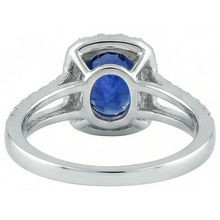 Afbeelding in Gallery-weergave laden, Ceylon Sapphire 3.25 Karaat Jubileumring Wit Goud 14K