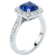 Afbeelding in Gallery-weergave laden, echte round diamant 2.00karaat ring close-up detail