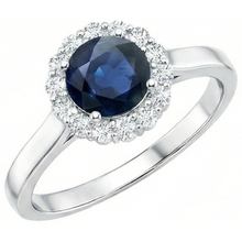 Afbeelding in Gallery-weergave laden, echte round diamant 2.45karaat ring close-up detail