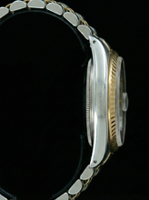 Afbeelding in Gallery-weergave laden, Champagne stok Wijzerplaat Datumjust dameshorloge Rolex roestvrij staal & gouden jubileum