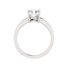 Afbeelding in Gallery-weergave laden, Fijne Diamant Aanzoek Ring – hoekaanzicht