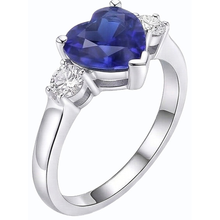 Afbeelding in Gallery-weergave laden, echte round diamant 2.50karaat ring close-up detail