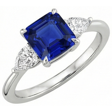 Afbeelding in Gallery-weergave laden, echte pear diamant 2.75karaat ring vooraanzicht