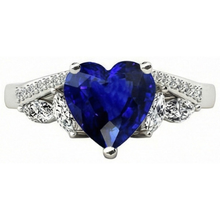 Afbeelding in Gallery-weergave laden, echte round diamant 4karaat ring zijaanzicht