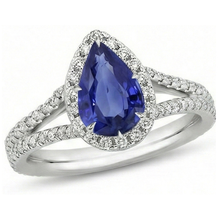 Afbeelding in Gallery-weergave laden, echte round diamant 5.50karaat ring zijaanzicht