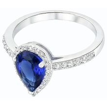 Afbeelding in Gallery-weergave laden, echte round diamant 4karaat ring close-up detail