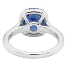 Afbeelding in Gallery-weergave laden, echte round diamant 4karaat ring profielweergave