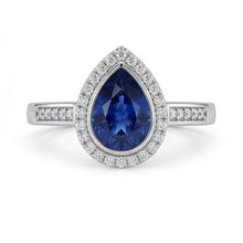 Afbeelding in Gallery-weergave laden, echte round diamant 3karaat ring close-up detail