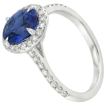 Afbeelding in Gallery-weergave laden, echte round diamant 3.25karaat ring bovenaanzicht