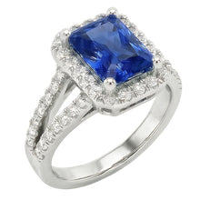 Afbeelding in Gallery-weergave laden, echte round diamant 3.50karaat ring zijaanzicht