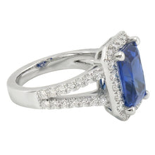 Afbeelding in Gallery-weergave laden, echte round diamant 3.50karaat ring profielweergave