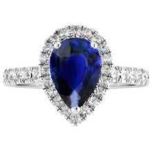 Afbeelding in Gallery-weergave laden, echte round diamant 4karaat ring close-up detail
