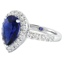Afbeelding in Gallery-weergave laden, echte round diamant 4karaat ring bovenaanzicht