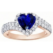 Afbeelding in Gallery-weergave laden, echte round diamant 4.50karaat ring profielweergave