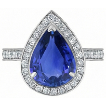 Afbeelding in Gallery-weergave laden, echte round diamant 4.50karaat ring profielweergave