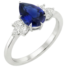 Afbeelding in Gallery-weergave laden, Natuurlijke Saffier Ring 7.25ct - Witgoud 14K