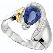 Afbeelding in Gallery-weergave laden, echte round diamant 2karaat ring zijaanzicht