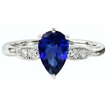 Afbeelding in Gallery-weergave laden, echte round diamant 2karaat ring zijaanzicht