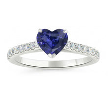 Afbeelding in Gallery-weergave laden, echte round diamant 2.50karaat ring zijaanzicht