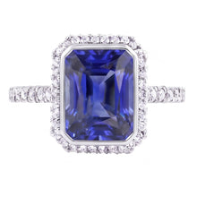 Afbeelding in Gallery-weergave laden, Dames Natuurlijke echte diamant ( niet in het laboratorium gekweekt )en verlovingsring bezel set ...