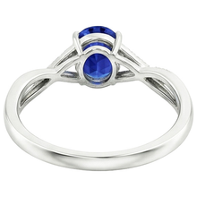 Afbeelding in Gallery-weergave laden, Natuurlijke Saffier Ring 4.45ct - Witgoud 14K