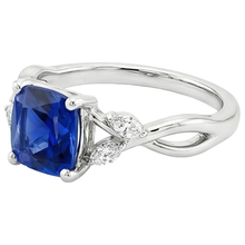 Afbeelding in Gallery-weergave laden, echte marquise diamant 2.75karaat ring profielweergave
