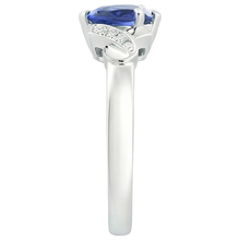 Afbeelding in Gallery-weergave laden, echte round diamant 3.25karaat ring profielweergave