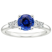 Afbeelding in Gallery-weergave laden, echte round diamant 2.50karaat ring close-up detail
