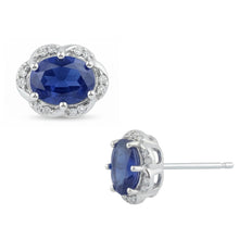 Afbeelding in Gallery-weergave laden, echte round diamant 4.50karaat oorbel close-up detail