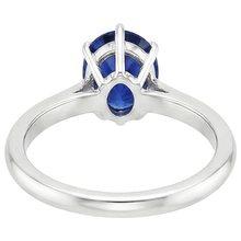 Afbeelding in Gallery-weergave laden, echte pear diamant 4karaat ring bovenaanzicht