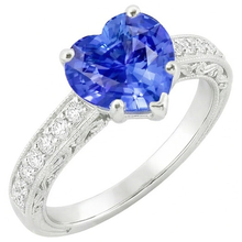 Afbeelding in Gallery-weergave laden, echte round diamant 2karaat ring zijaanzicht