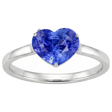 Afbeelding in Gallery-weergave laden, echte heart diamant 2karaat ring close-up detail