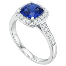 Afbeelding in Gallery-weergave laden, echte round diamant 3karaat ring bovenaanzicht